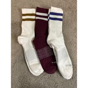 New Bombas Vintage Crew Socks 3 Pair Bundle XL Cushioned Cotton